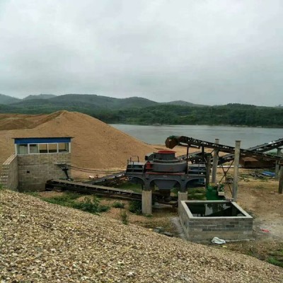 Material robust rotary crusher for sand and gravel plant