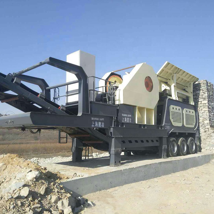 2020 hot sale portable mobile crushing and screening plant /mobile jaw crusher/Wheel-mounted jaw crushing plant with screen